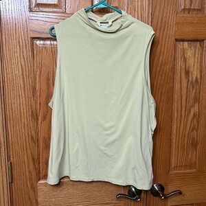 EUC❗️ Athleta Women's Outbound II Tank Mock Neck Top - Supima Cotton Yellow 2X